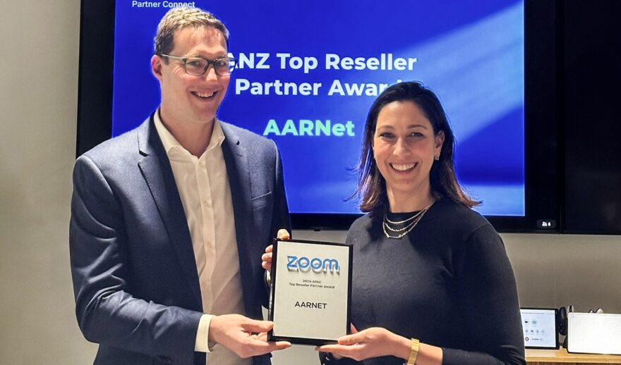 AARNet wins Top Reseller Partner Award in Zoom Partner Excellence Awards